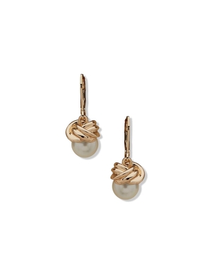 Earring Anne Klein Levback Pearl Drop   | YTA-9492487